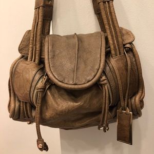 Gryson Soft Tan Leather Shoulder Bag